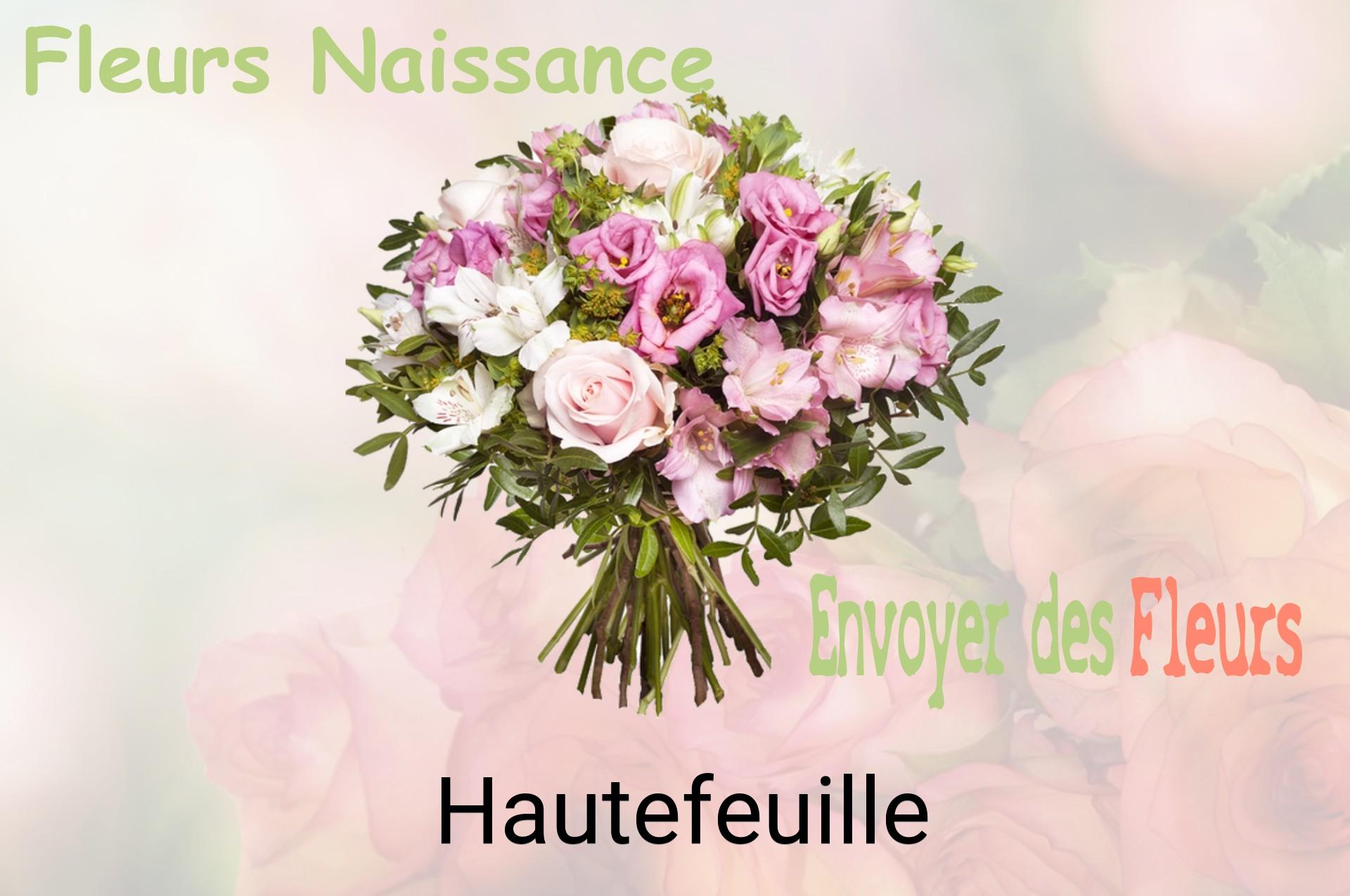 Bouquet de fleurs de naissance livré à Hautefeuille